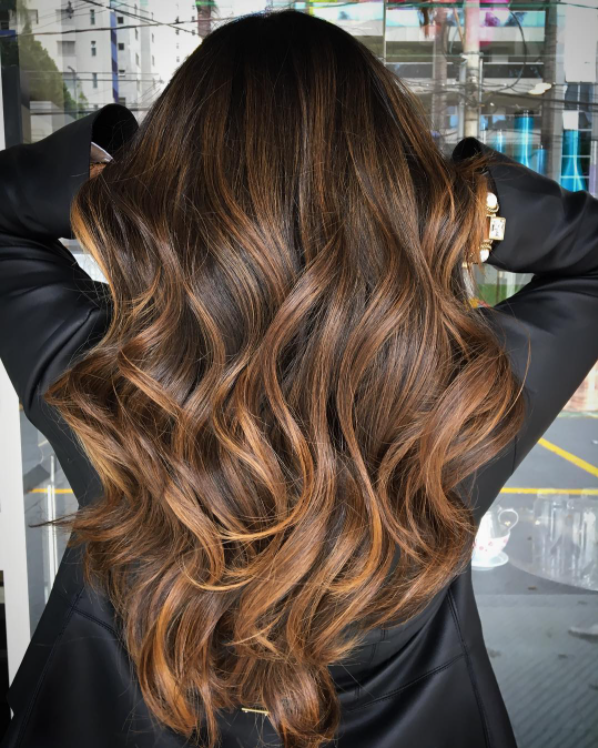 Caramel Brown Balayage